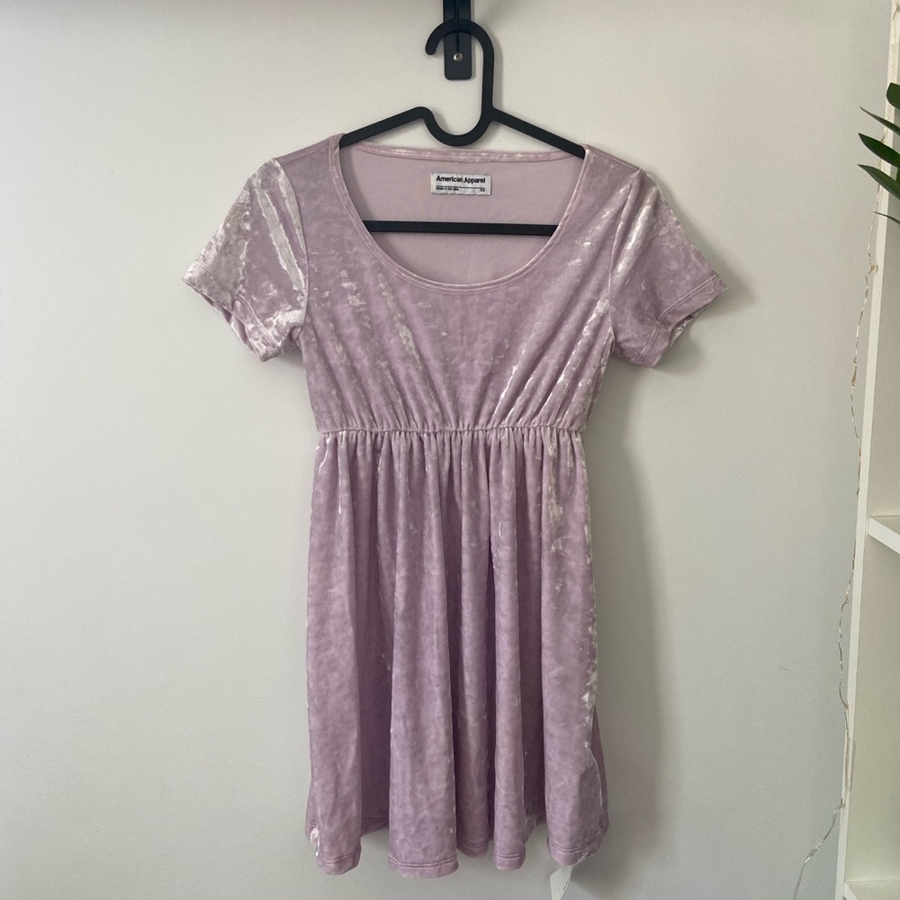 Velvet Babydoll Dress